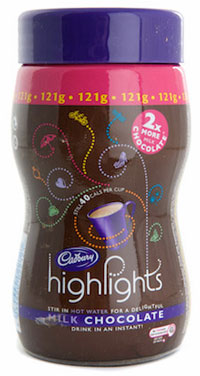 Cadbury's Highlights Low-calorie Drink